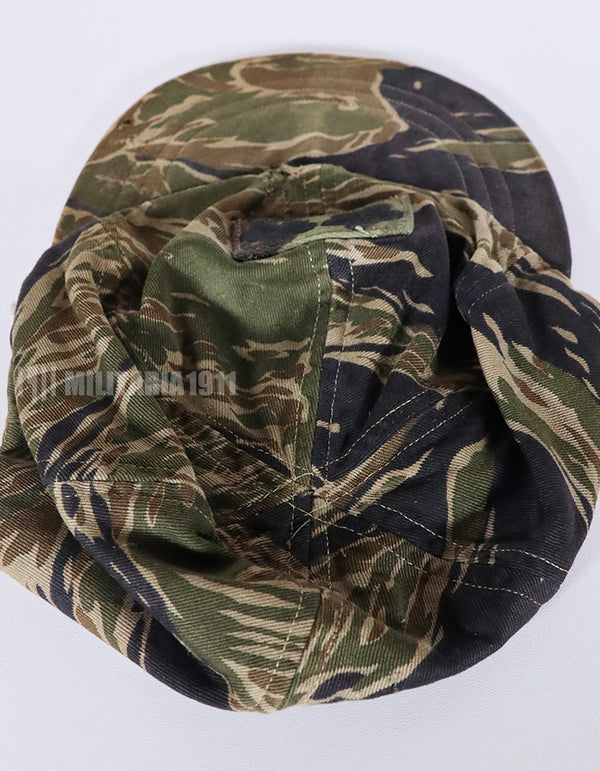 Real Fabric Replica Silver Tiger Stripe Baseball Cap Size Small