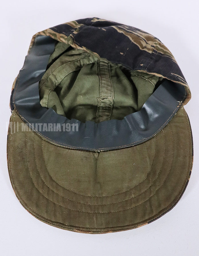 Real Fabric Replica Silver Tiger Stripe Baseball Cap Size Small