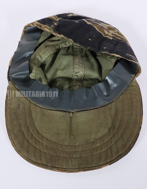 Real Fabric Replica Silver Tiger Stripe Baseball Cap Size Small