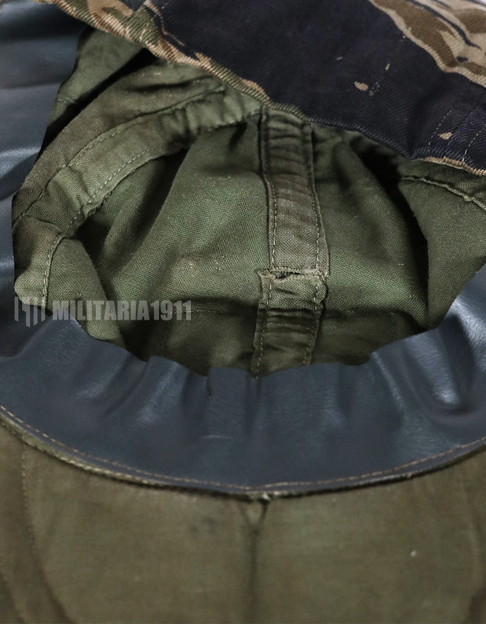 Real Fabric Replica Silver Tiger Stripe Baseball Cap Size Small