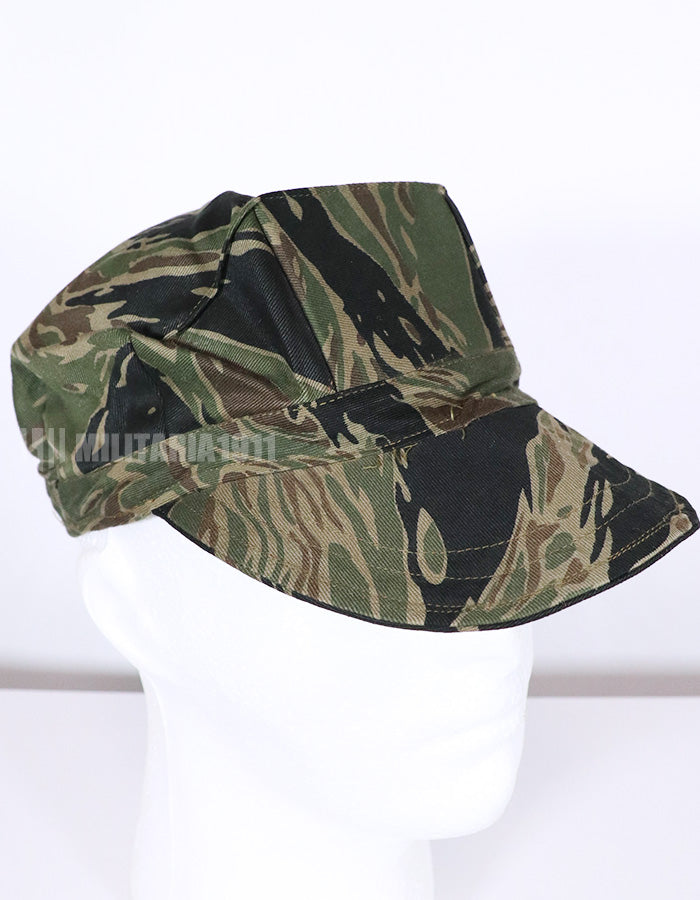 Real Fabric Replica Silver Tiger Stripe Utility Cap Used