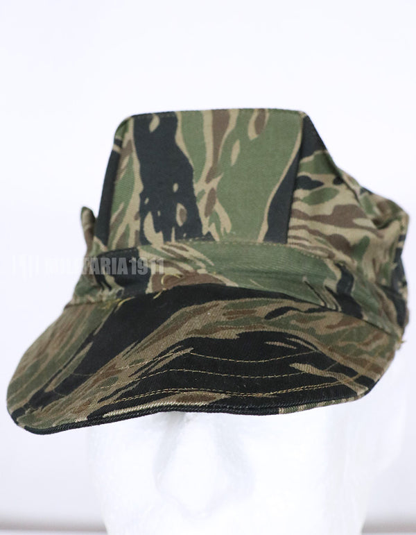 Real Fabric Replica Silver Tiger Stripe Utility Cap Used