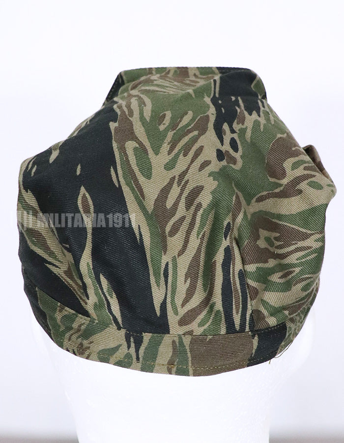 Real Fabric Replica Silver Tiger Stripe Utility Cap Used