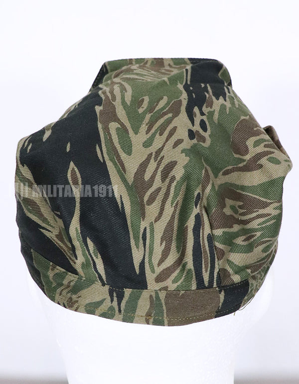 Real Fabric Replica Silver Tiger Stripe Utility Cap Used