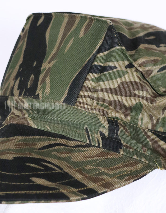 Real Fabric Replica Silver Tiger Stripe Utility Cap Used