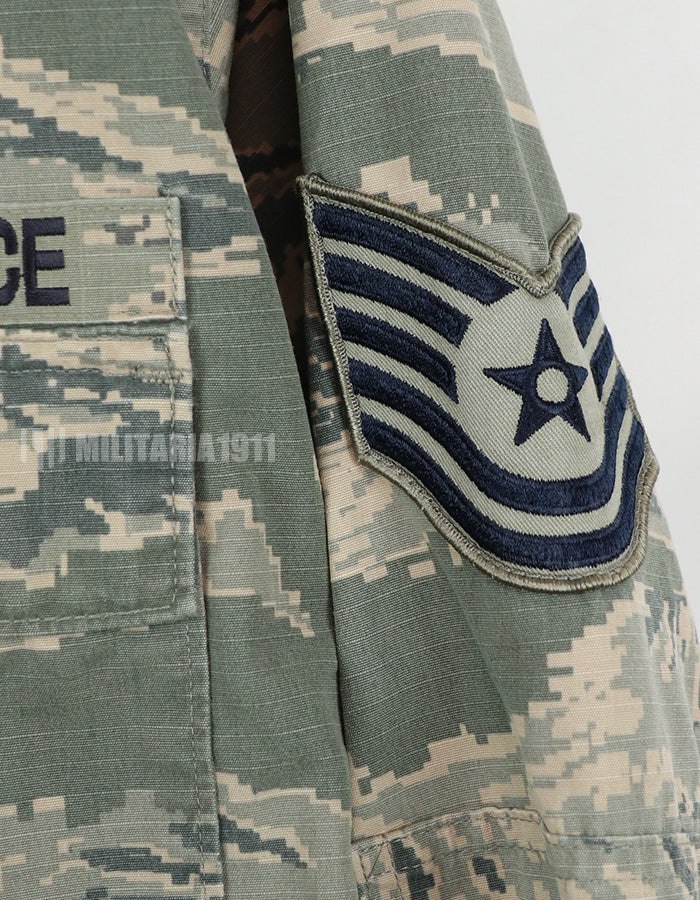 実物　アメリカ空軍　ACP ABU ジャケット　パッチ付き A