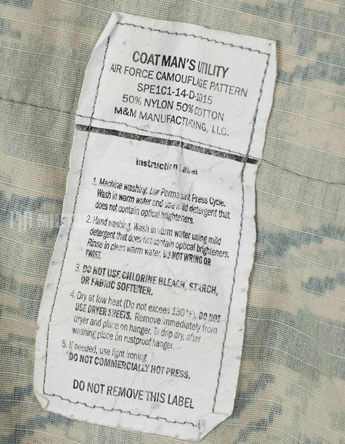 実物　アメリカ空軍　ACP ABU ジャケット　パッチ付き A