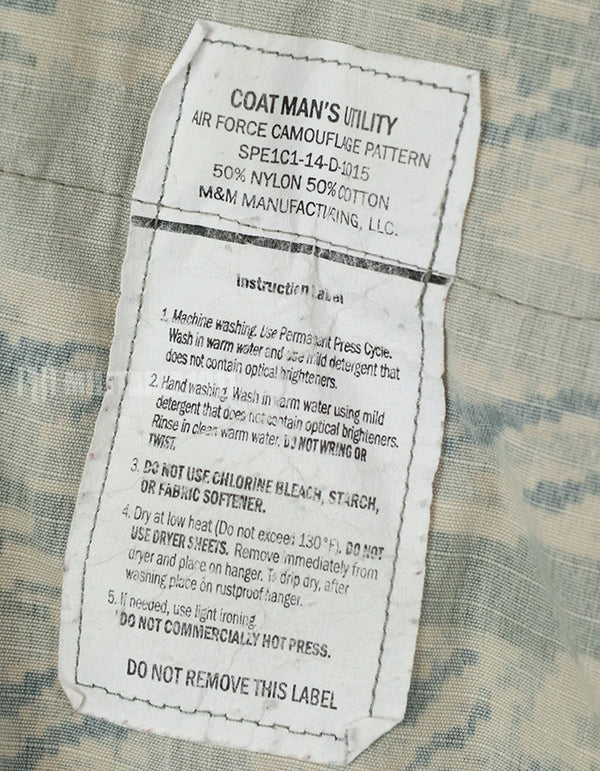 実物　アメリカ空軍　ACP ABU ジャケット　パッチ付き A