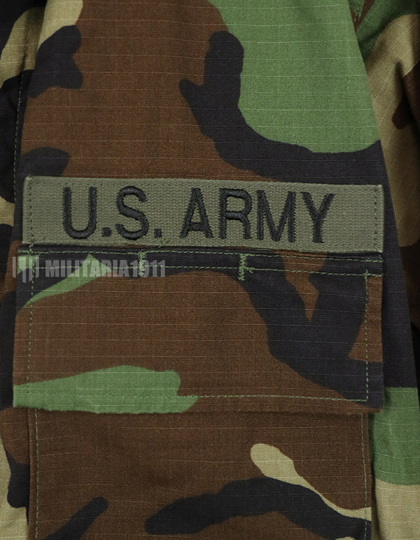 実物　アメリカ陸軍　US Army 29th Infantry Division　ウッドランド迷彩　ジャケット　1999年製