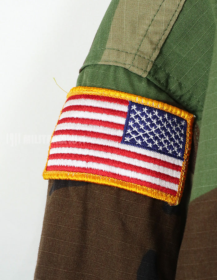 実物　アメリカ陸軍　US Army 29th Infantry Division　ウッドランド迷彩　ジャケット　1999年製