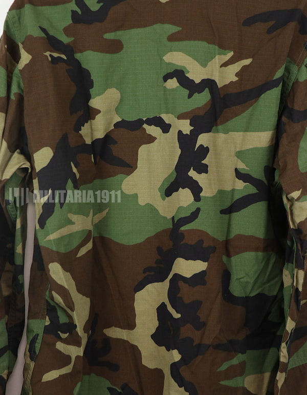 実物　アメリカ陸軍　US Army 29th Infantry Division　ウッドランド迷彩　ジャケット　1999年製