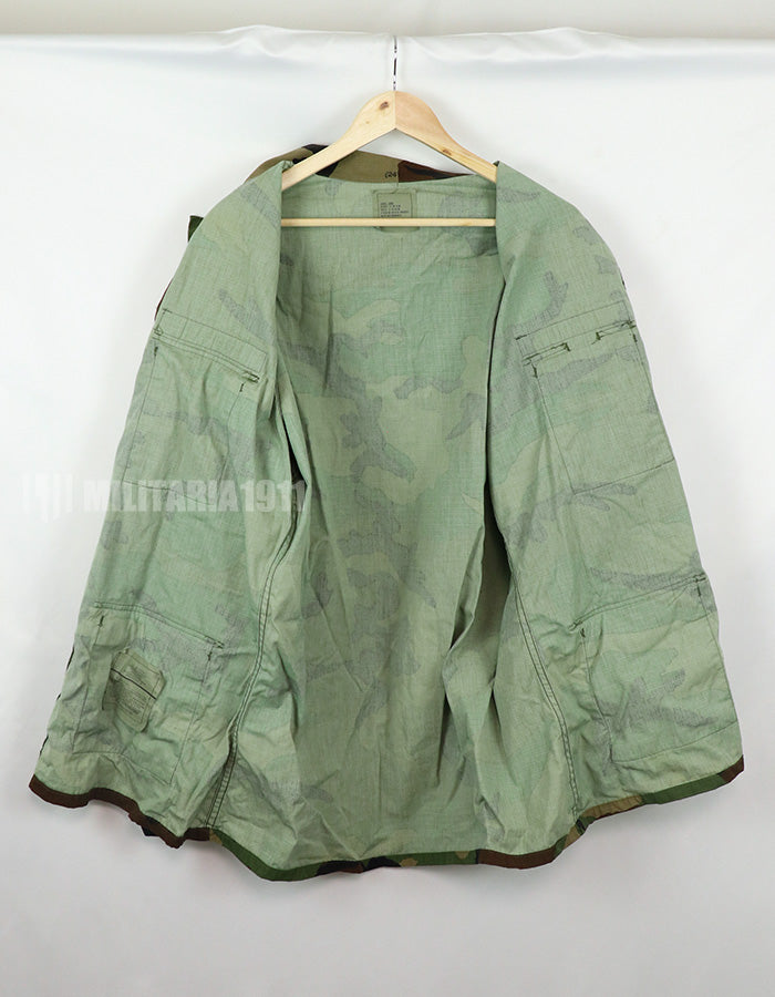 実物　アメリカ陸軍　US Army 29th Infantry Division　ウッドランド迷彩　ジャケット　1999年製