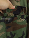 Original USAF NCO Woodland Camouflage Jacket with patch, poor condition, made in 1993.