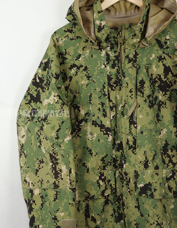 実物　アメリカ軍放出品　アメリカ海軍　NWU TYPE III　ウォーキングパーカー