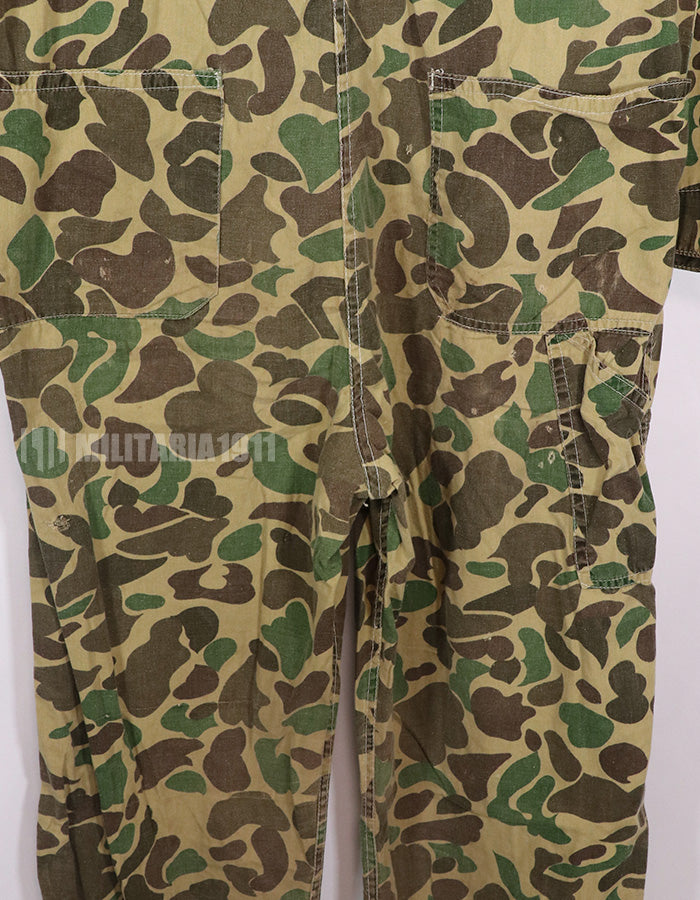 Civilian American Vintage Frogskin Camouflage Coveralls, Used.