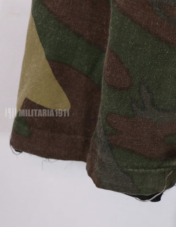 民間品　民製品カモフラージュ　ERDL リーフパターン　ジャケット　汚れあり　メーカー不明