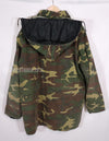 民間品　民製品カモフラージュ　ERDL リーフパターン　ジャケット　汚れあり　メーカー不明