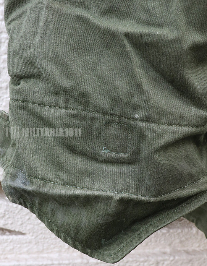 アメリカ軍　M65　フィールドジャケット　ラベルなし　汚れあり　ライナーなし