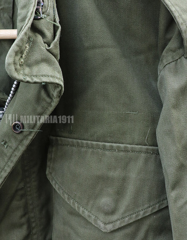 アメリカ軍　M65　フィールドジャケット　ラベルなし　汚れあり　ライナーなし