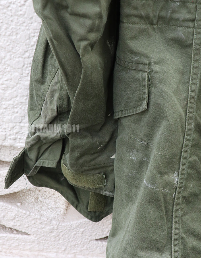 アメリカ軍　M65　フィールドジャケット　ラベルなし　汚れあり　ライナーなし