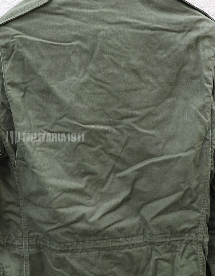 アメリカ軍　M65　フィールドジャケット　ラベルなし　汚れあり　ライナーなし