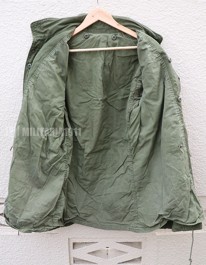 アメリカ軍　M65　フィールドジャケット　ラベルなし　汚れあり　ライナーなし
