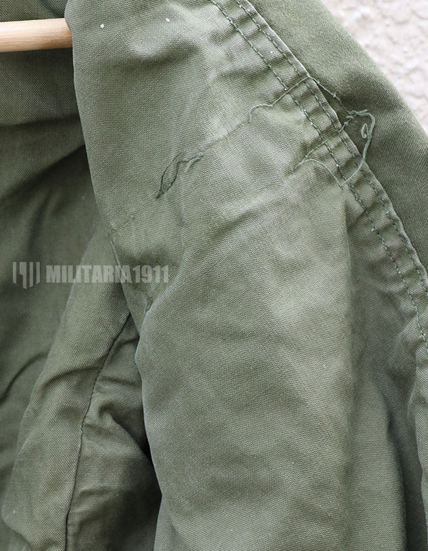 アメリカ軍　M65　フィールドジャケット　ラベルなし　汚れあり　ライナーなし