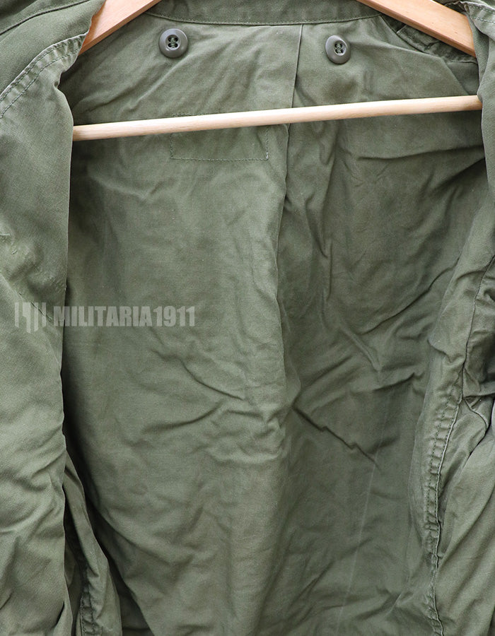 アメリカ軍　M65　フィールドジャケット　ラベルなし　汚れあり　ライナーなし