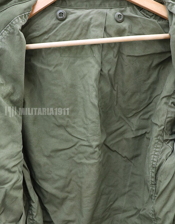 アメリカ軍　M65　フィールドジャケット　ラベルなし　汚れあり　ライナーなし