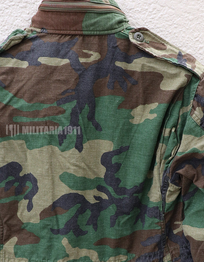 アメリカ軍　M65フィールドジャケット　ウッドランド迷彩　1983年製　A