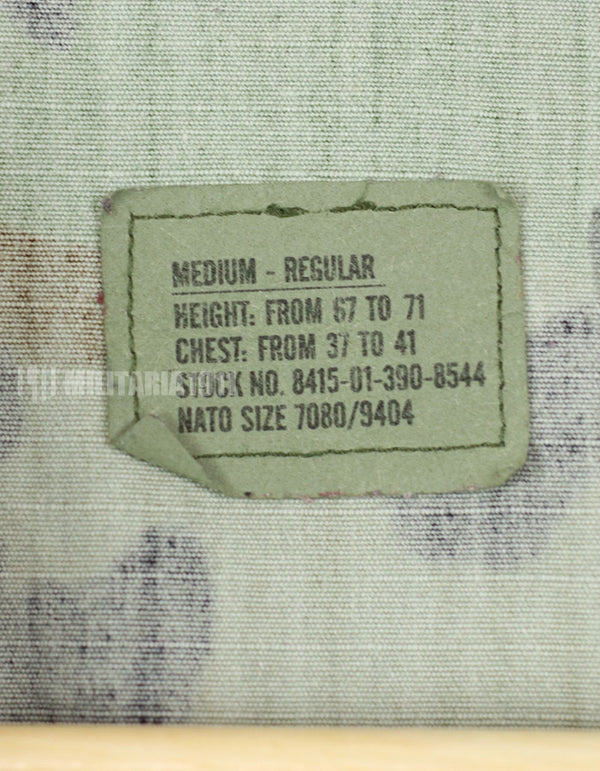 実物　アメリカ陸軍　ウッドランド迷彩　ジャケット　2007年製　パッチ付き