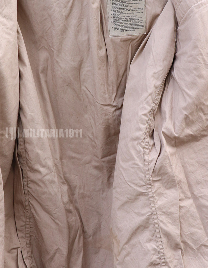 アメリカ空軍　3Cデザート迷彩　M65 フィールドジャケット 1991年製　徽章付き