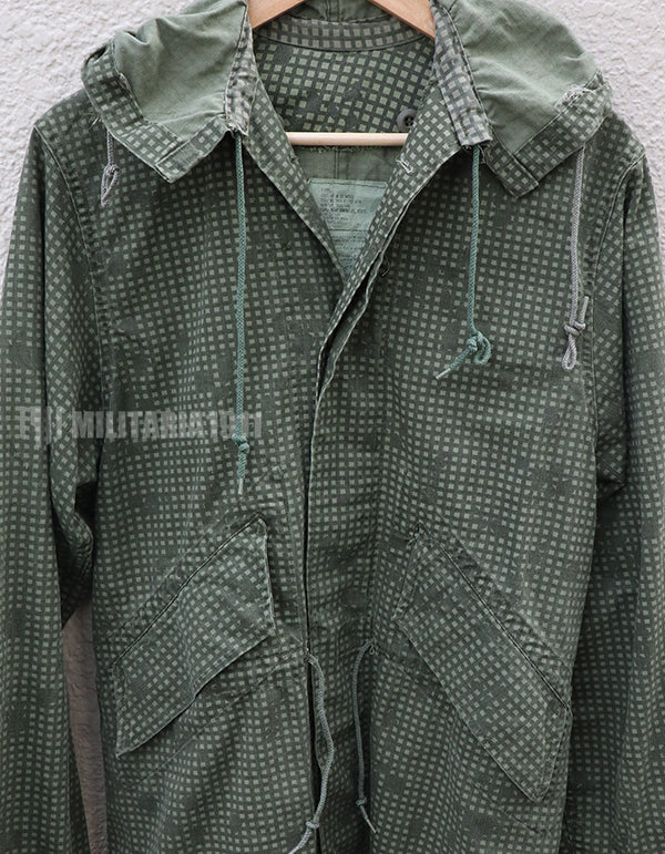 アメリカ軍　ナイトカモフラージュ　デザート　パーカー　1989年製　小さいサイズ