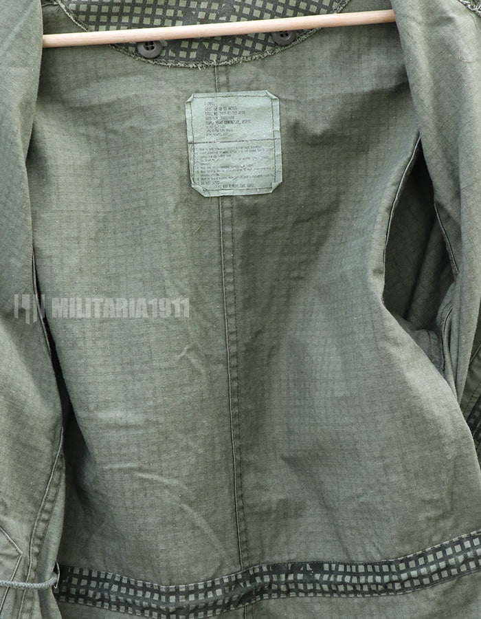 アメリカ軍　ナイトカモフラージュ　デザート　パーカー　1989年製　小さいサイズ