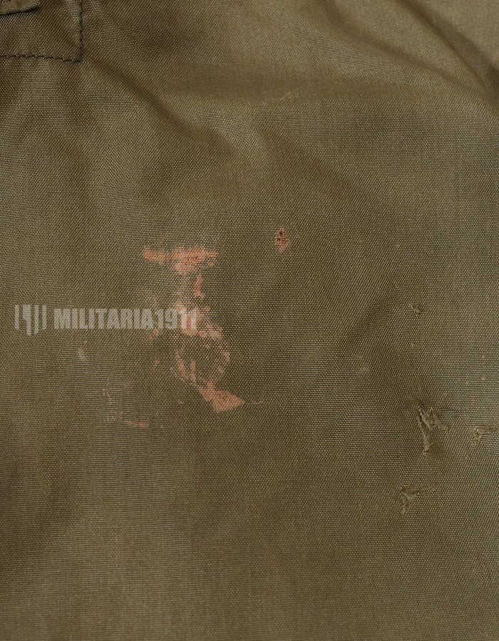 実物　米軍放出品　80年代　ヘルメットバッグ　状態悪い　汚れあり　年代タグ読めない