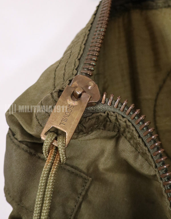 実物　米軍放出品　80年代　ヘルメットバッグ　状態悪い　汚れあり　年代タグ読めない