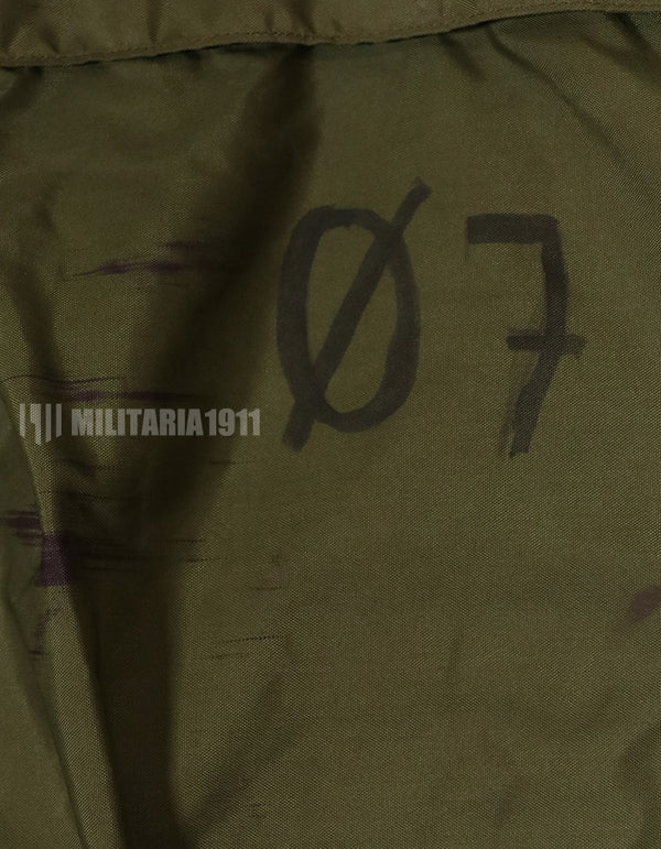 実物　米軍放出品　1984年製　アメリカ空軍　ヘルメットバッグ　汚れ・文字あり