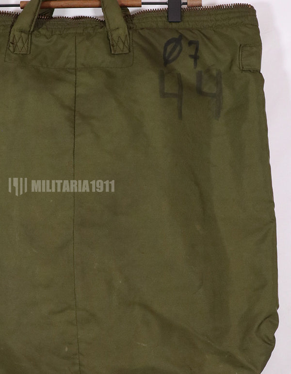 実物　米軍放出品　1984年製　アメリカ空軍　ヘルメットバッグ　汚れ・文字あり