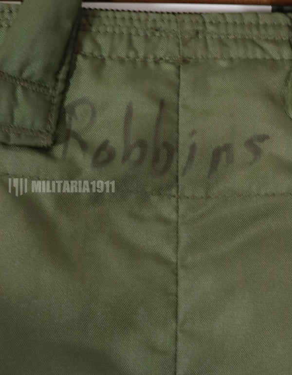 実物　米軍放出品　91年製　ヘルメットバッグ　汚れあり　中古品