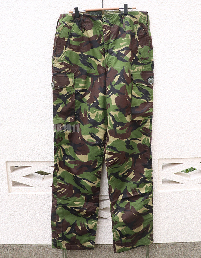 イギリス軍　USED　ウッドランドDPM　コンバットパンツ　ウィンドプルーフ　B