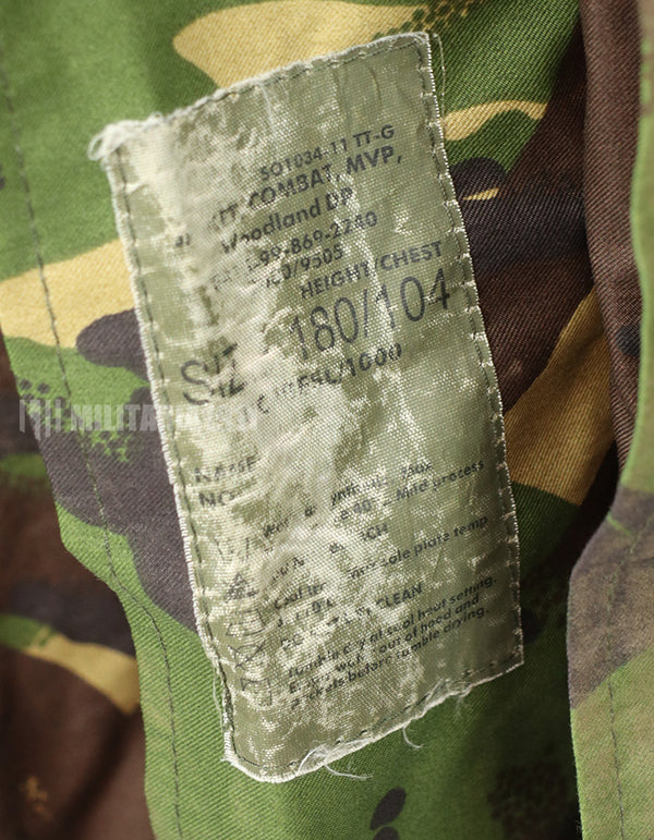 イギリス軍　ウッドランド DPM　コンバットジャケット　MVP　中古品　