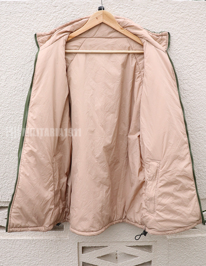 イギリス軍　サーマルリバーシブルジャケット　オリーブ/サンド　防寒着　中古品