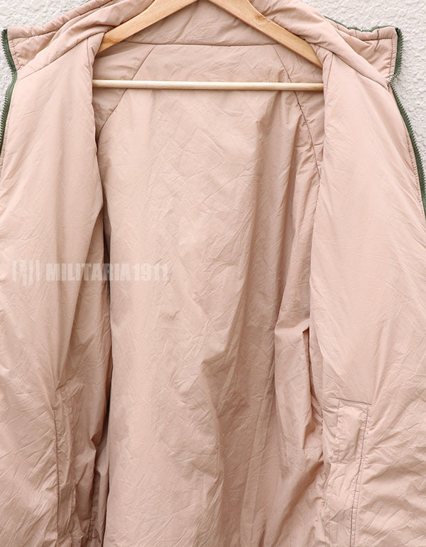 イギリス軍　サーマルリバーシブルジャケット　オリーブ/サンド　防寒着　中古品