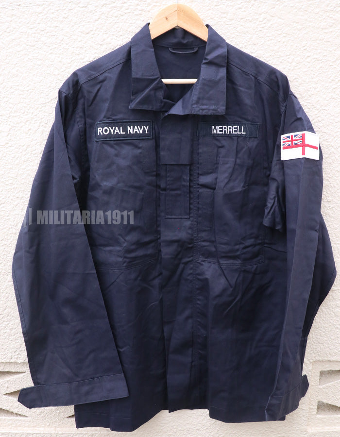 イギリス軍　Royal Navy Combat Jacket 温暖気候用　パッチ付き　中古品