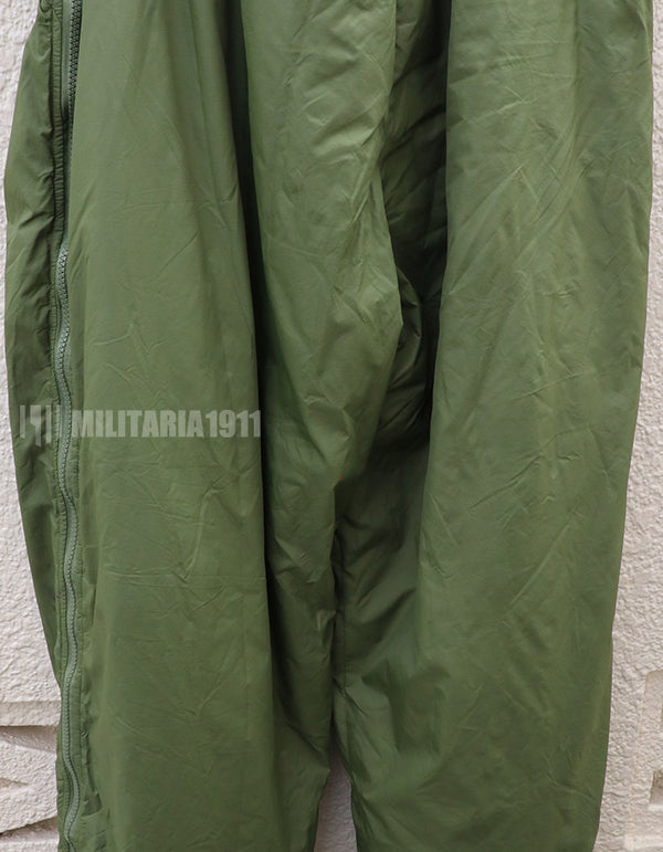 イギリス軍　サーマルリバーシブルトラウザーズ　オリーブ/サンド　防寒着　中古品