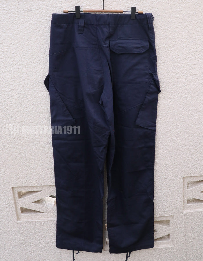 イギリス軍　Royal Navy Combat Trousers Navy Blue　パッチ付き　中古品