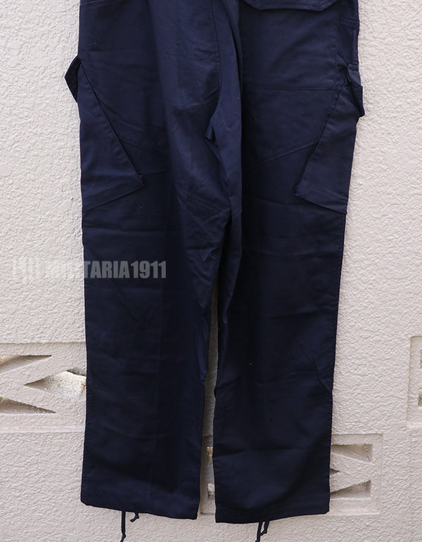 イギリス軍　Royal Navy Combat Trousers Navy Blue　パッチ付き　中古品