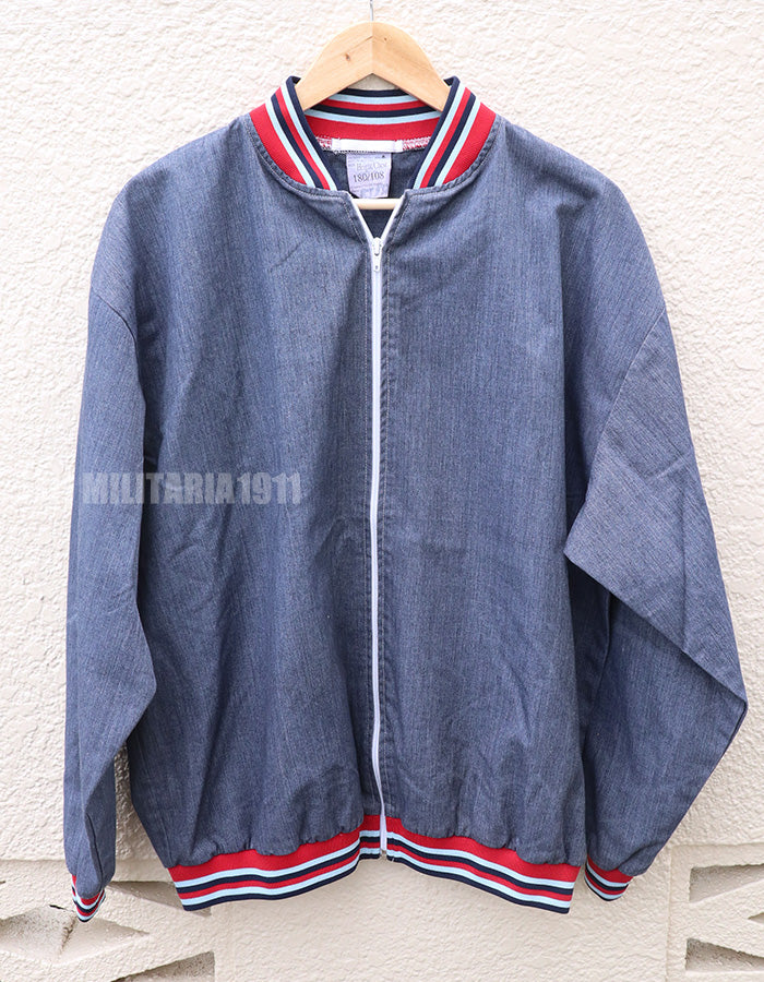 イギリス軍　PTIジャケット　運動用ブルゾン　ブルー