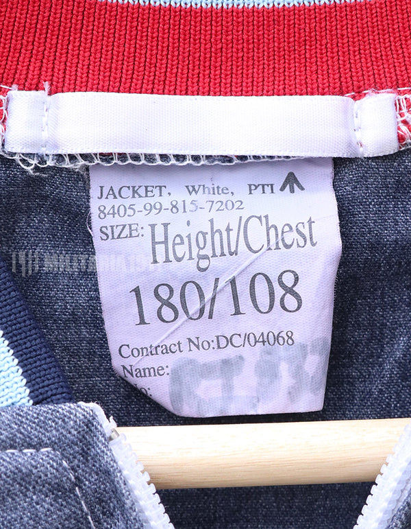 イギリス軍　PTIジャケット　運動用ブルゾン　ブルー