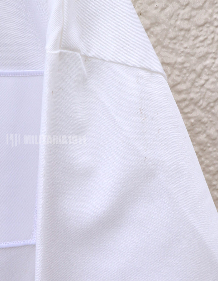 イギリス軍　PTIジャケット　運動用ブルゾン　ホワイト　徽章付き